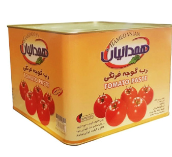 تصویر 2 از رب گوجه فرنگی همدانیان تهیه شده از گوجه های مرغوب با غلظت بالا و طعم اصیل